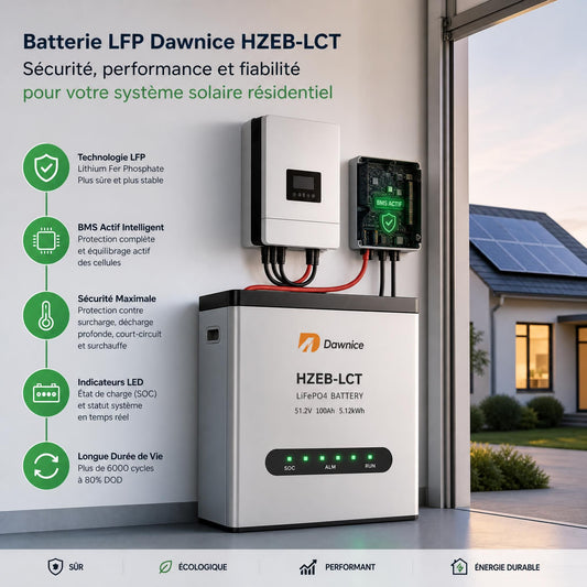 Batterie LFP : le guide complet de sécurité — ce que vous devez absolument savoir avant d'installer la vôtre