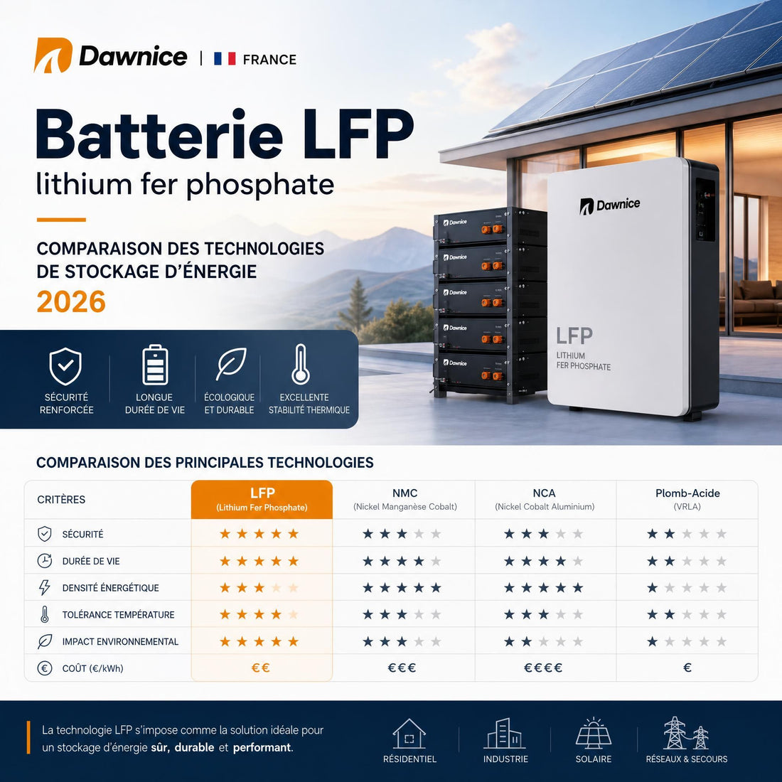 Batterie LFP en 2026 : les grandes annonces qui confirment l'avènement du lithium fer phosphate
