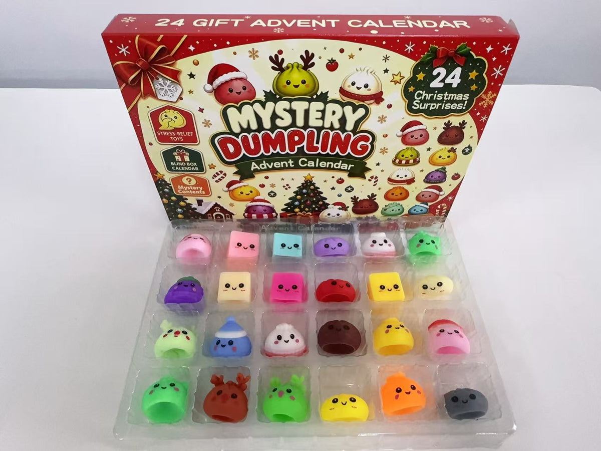 Calendrier de l’Avent Mystery Dumpling et ses 24 squishies