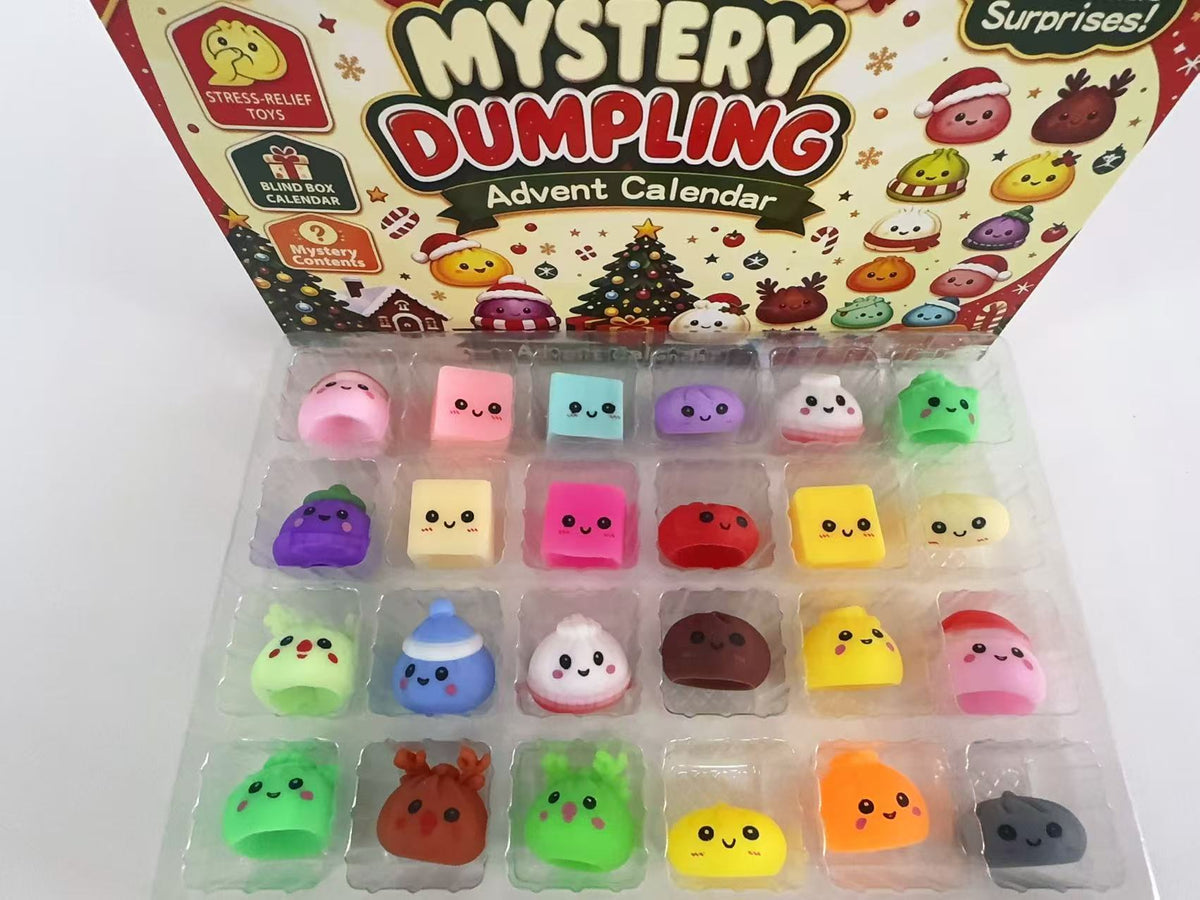 Les 24 petits squishies du calendrier
