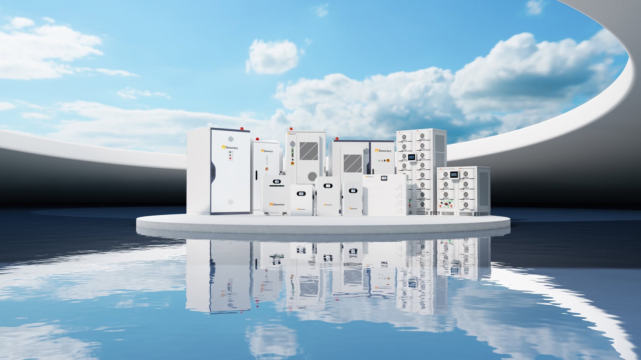 La gamme DAWNICE : batteries résidentielles et armoires de stockage d’énergie